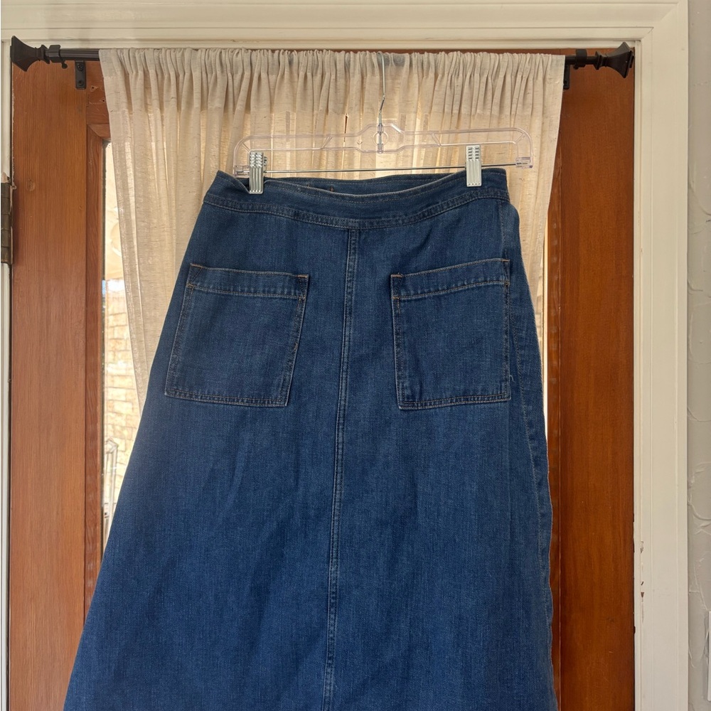 GAP Denim Wrap Skirt